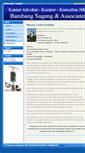 Mobile Screenshot of advokatbambangsugeng.com